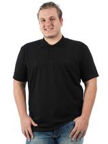 Polo Plus Size Masculina Anistia Básica Lisa Algodão Premium