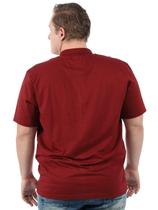 Polo Plus Size Masculina Anistia Básica Lisa Algodão Premium