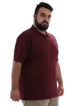 Polo Plus Size Masculina Anistia Básica Lisa Algodão Premium