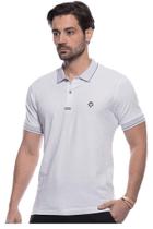 Polo Premium Cotton Branco Dockston - Estilo e Conforto