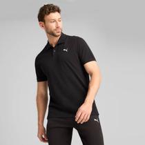 Polo Puma ESS Small Logo Preto Polo Puma ESS Small Logo Preto