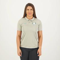 Polo Puma Palmeiras Casual Feminina Cinza