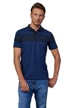 Polo Sallo Jeans Bicolor Azul