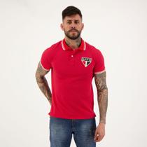 Polo São Paulo Stripe Vermelha