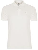 Polo Sergio K Masculina Piquet Gorgurão Dark Logo Off-White