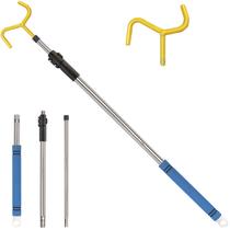 Pólo telescópico Drapery Pull Rod Frebuta 90-160 cm em aço inoxidável