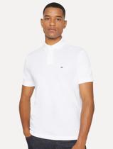 Polo Tommy Hilfiger Masculina Regular Piquet 1985 Branca