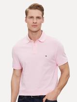 Polo Tommy Hilfiger Masculina Regular Piquet 1985 Rosa Light