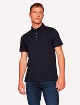 Polo Tommy Hilfiger Masculina Slim 1985 Azul Marinho