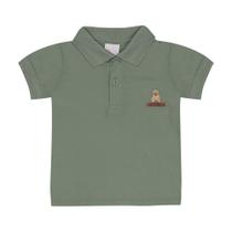 Polo Verde Bebê Pulla Bulla Menino - 53256-63 Polo Verde Bebê Pulla Bulla Menino - 53256-63