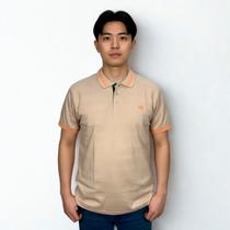 Polo Vilejack Masculina Lisa Bordado Peito Gola Curta Casual