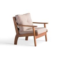Poltrona 1 Lugar 86x74x80 Cm New Florença Marrom Nogueira Claro/Bege Poltrona 1 Lugar 86x74x80 Cm New Florença Marrom Nogueira Claro/Bege