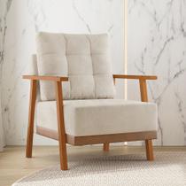 Poltrona 80cm Veludo Celine Viero Móveis