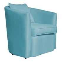 Poltrona Alana Decorativa Sala e Recepção Tecido Veludo - Estopar
