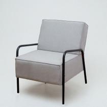 Poltrona Alma Tecido em Linho Nordeste Flex