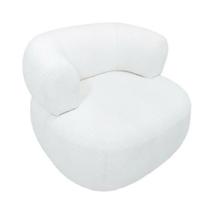 Poltrona Alto Padrão Branco Moderna Design