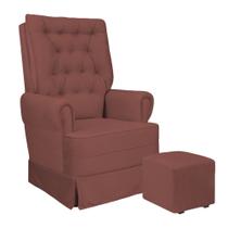 Poltrona Amamentação com Balanço Eloisa para Sala e Quarto - Decor Loppes PB 605 - Boucle Poltrona Amamentação com Balanço Eloisa para Sala e Quarto - Decor Loppes PB 605 - Boucle
