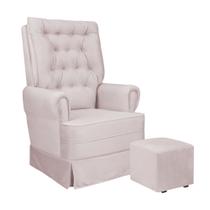 Poltrona Amamentação com Balanço Eloisa para Sala e Quarto - Decor Loppes TB 196