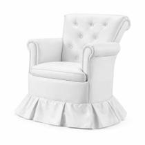 Poltrona Amamentação Confortável Descanso Quarto Sala Leitura material sintético Cor:material sintético Azul