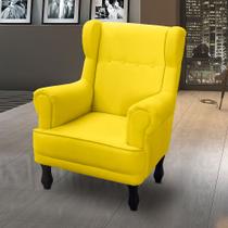 Poltrona amamentação elisa suede amarelo Poltrona amamentação elisa suede amarelo