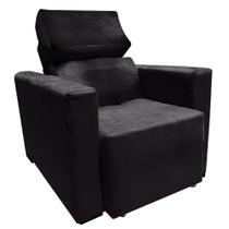 Poltrona Amamentação Retratil e Reclinavel Florença Preto