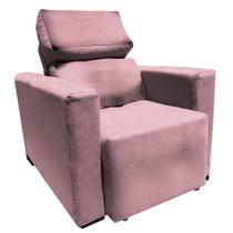 Poltrona Amamentação Retratil e Reclinavel Florença Rosa Poltrona Amamentação Retratil e Reclinavel Florença Rosa