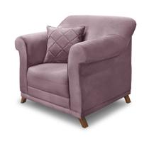 Poltrona Amsterdam Veludo - Lucadi Home