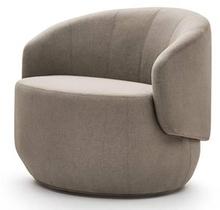 Poltrona Ananda Giratoria Cinza 75cm - 61783 Poltrona Ananda Giratoria Cinza 75cm - 61783