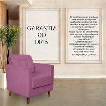 Poltrona Angelina Confortavel Luxo Suede Rose Poltrona Angelina Confortavel Luxo Suede Rose