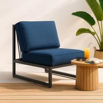 Poltrona Area Externa Corda Nautica Azul Aco Anticorrosivo Acquablock Varanda Gourmet Jardim Piscina Varanda Poltrona Area Externa Corda Nautica Azul Aco Anticorrosivo Acquablock Varanda Gourmet Jardim Piscina Varanda