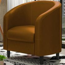 Poltrona Armonia Pés em Madeira Tingido- Élpis Móveis