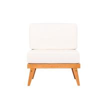 Poltrona Arpoador Acquablock Cru Verniz Mel - 72147