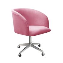 Poltrona Atenas com Rodízio Decoração Sala de Estar Rosa Poltrona Atenas com Rodízio Decoração Sala de Estar Rosa