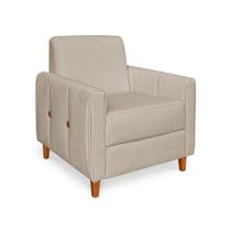 Poltrona Aurora Boucle Bege - Lucadi Home