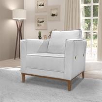 Poltrona Barão Linho Rustico Grigio Poltrona Barão Linho Rustico Grigio
