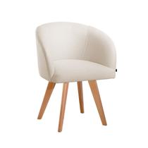 Poltrona Base Fixa Madeira Lisa Atena