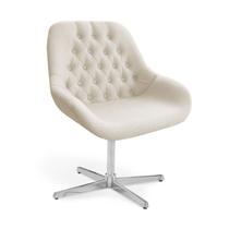 Poltrona Base Giratória Alumínio Capitonê Pandora Poltrona Base Giratória Alumínio Capitonê Pandora