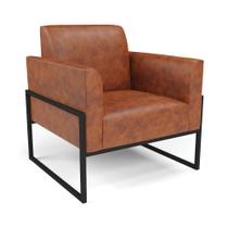 Poltrona Base Industrial Alta Preto Marisa Corano D03 - D'rossi Cor Nozes