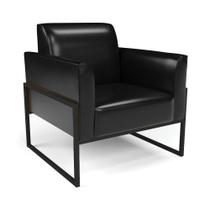 Poltrona Base Industrial Alta Preto Marisa Corano Preto D03 - D'rossi Poltrona Base Industrial Alta Preto Marisa Corano Preto D03 - D'rossi