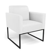 Poltrona Base Industrial Preto Marisa material sintético D03 - D'Rossi
