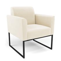 Poltrona Base Industrial Preto Marisa Veludo D03 - D'Rossi