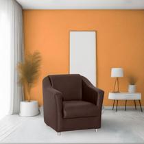 Poltrona Bia Decorativa Reforçada Recepção Clinica Salão Sala De Estar material sintético Poltrona Bia Decorativa Reforçada Recepção Clinica Salão Sala De Estar material sintético