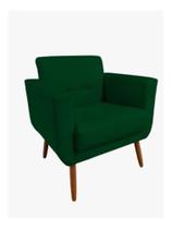 Poltrona Bia Suede Verde - Vrm Decor