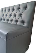 POLTRONA BOOTH 1,80CM PRETA O Rei Das Poltronas Art Design