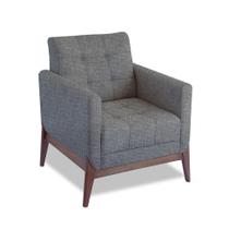 Poltrona Brooks Cinza