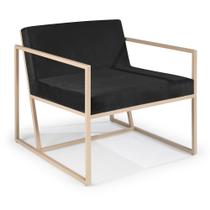 Poltrona Buriti Aço Carbono Dourado Poltrona Buriti Aço Carbono Dourado