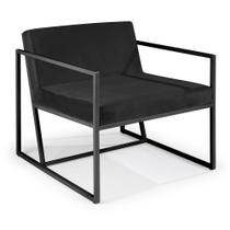 Poltrona Buriti Aço Carbono Preto Poltrona Buriti Aço Carbono Preto