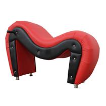 Poltrona Cadeira Cavalinho Netflix Vermelho Preto Pg