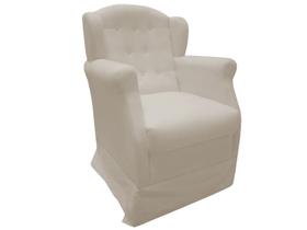 Poltrona Cadeira De Amamentação Com Balanço Manu Suede Bege Mz Decor Poltrona Cadeira De Amamentação Com Balanço Manu Suede Bege Mz Decor
