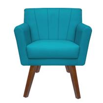 Poltrona Cadeira Decorativa Confortável Para Sala Quarto Decoração Iza - Di Menezes Decor